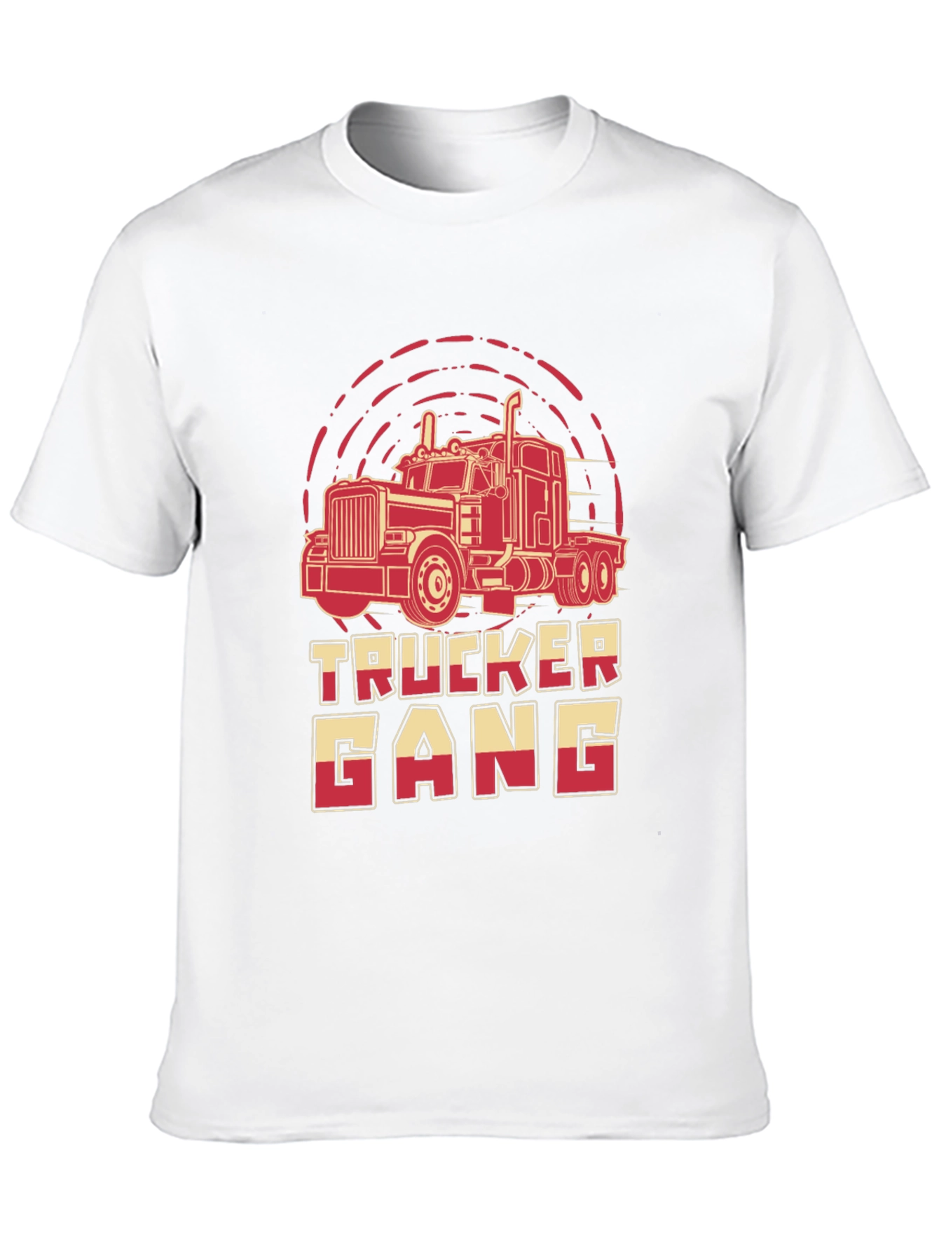 Trucker Gang Graphic Tee - Bold Truck Design