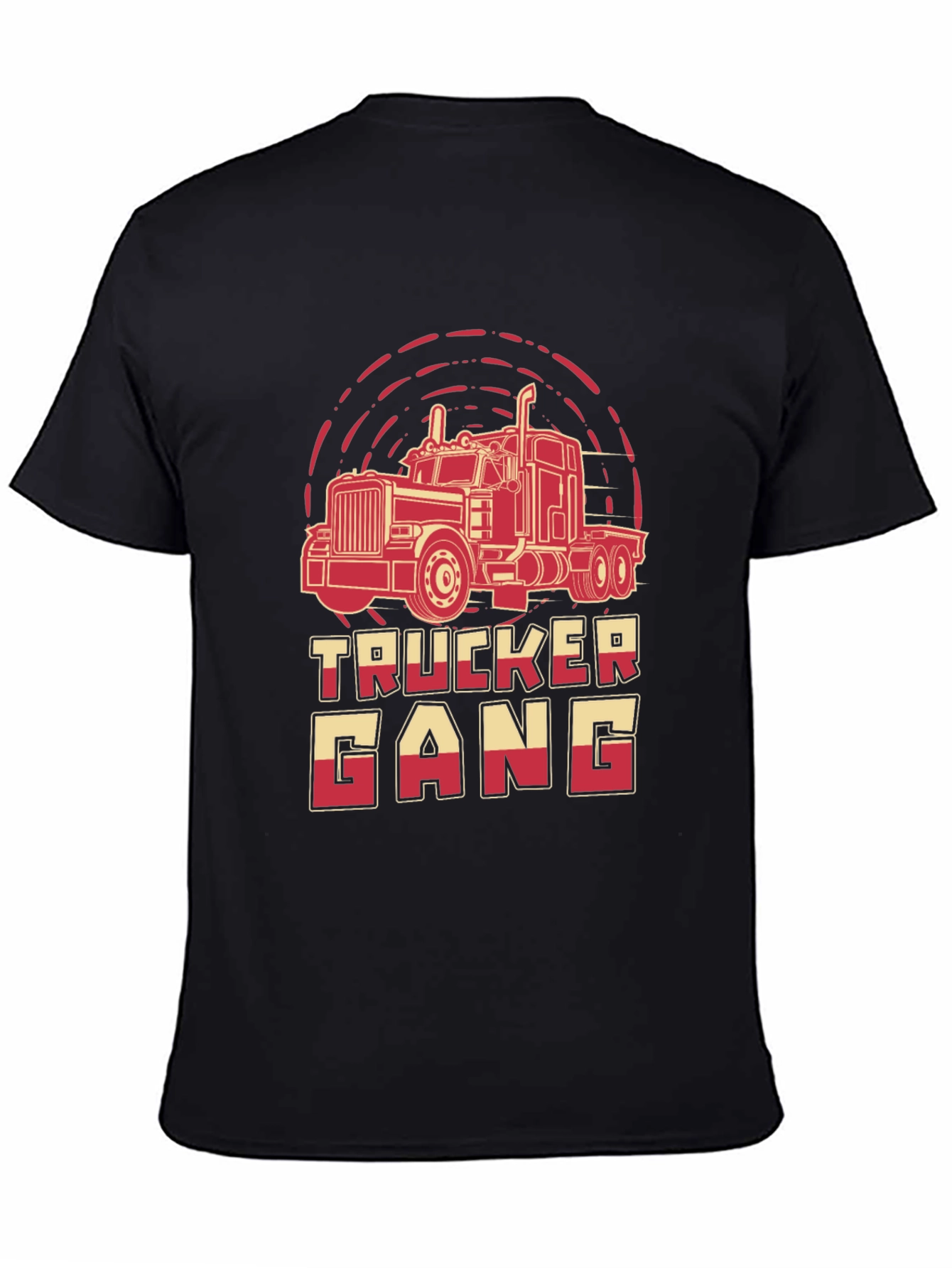 Trucker Gang Graphic Tee - Bold Truck Design
