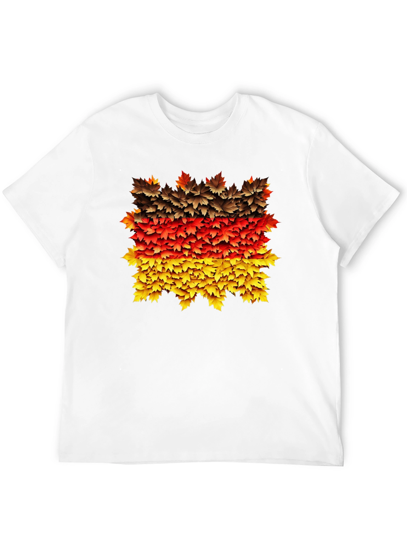 Germany Flag Maple Leaf T-Shirt - Deutschland Pride