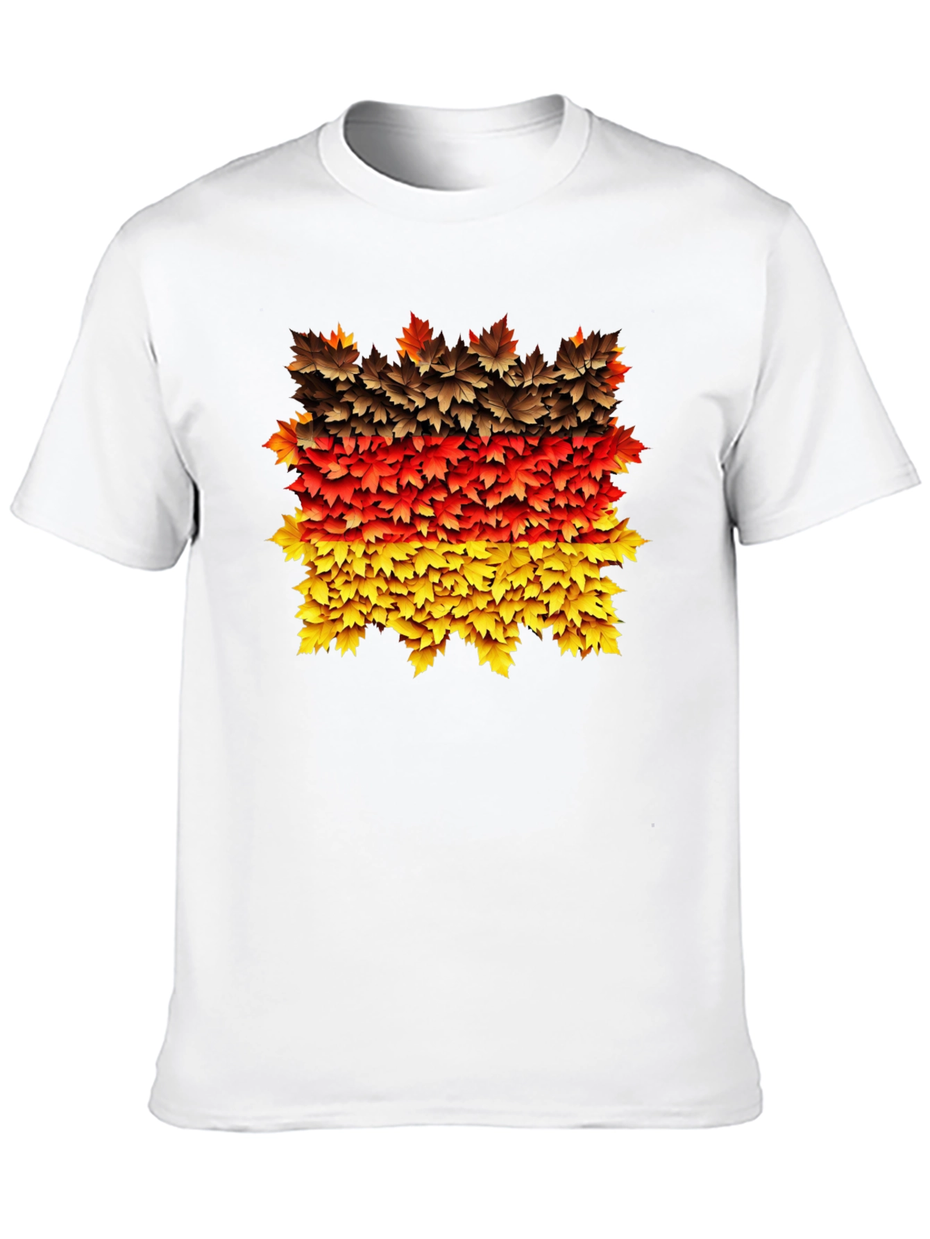 Germany Flag Maple Leaf T-Shirt - Deutschland Pride