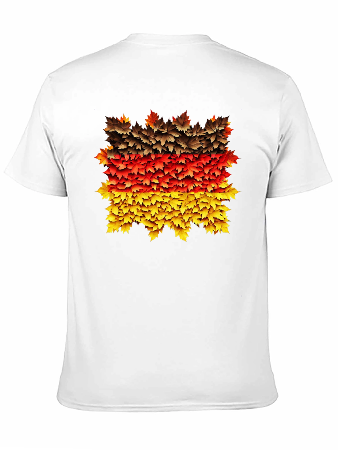 Germany Flag Maple Leaf T-Shirt - Deutschland Pride