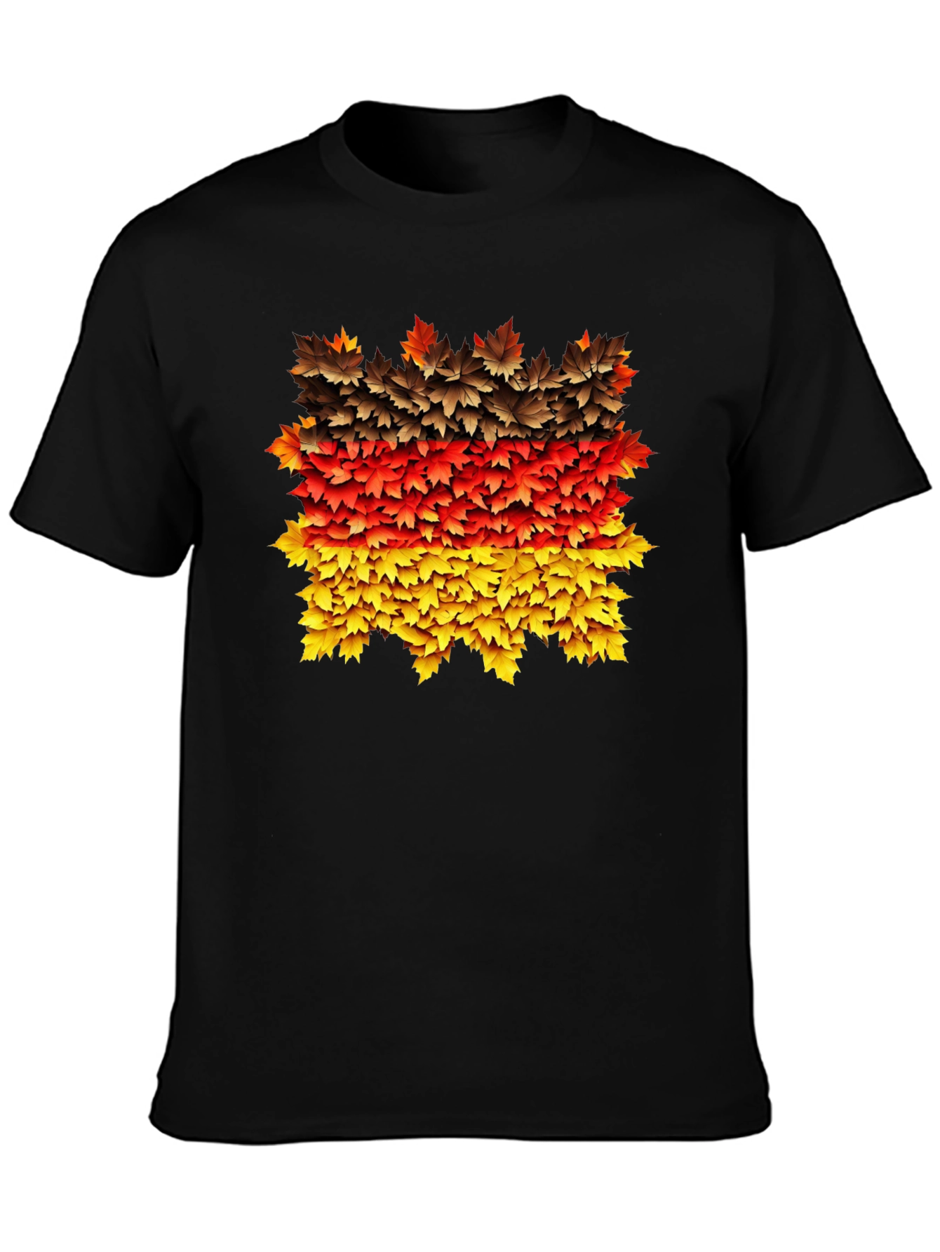 Germany Flag Maple Leaf T-Shirt - Deutschland Pride