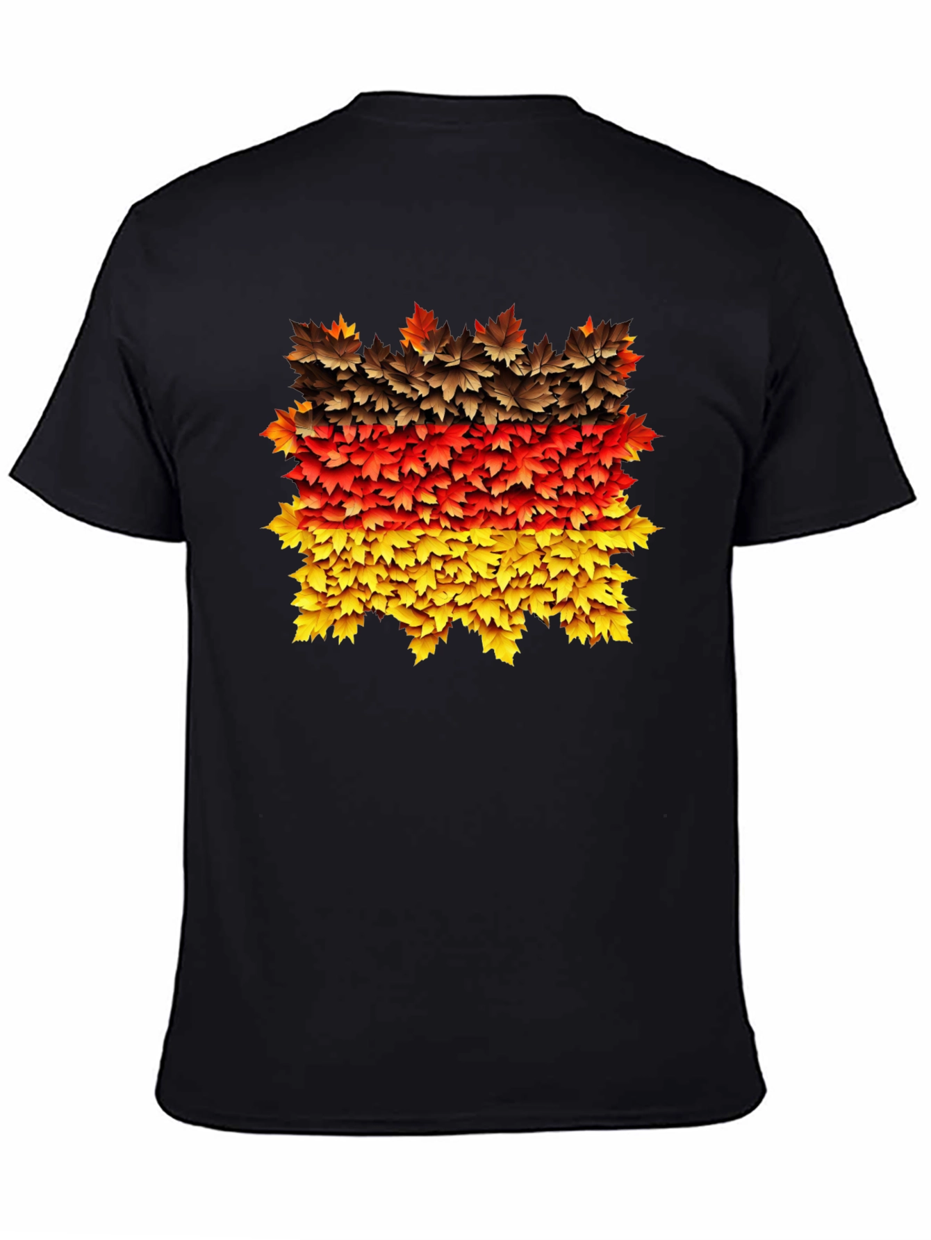 Germany Flag Maple Leaf T-Shirt - Deutschland Pride