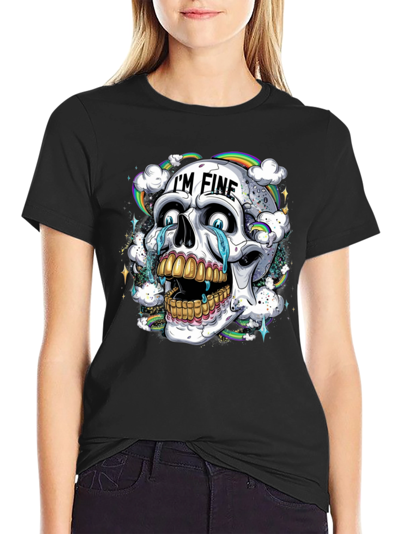 Im Fine Skull Graphic T-Shirt