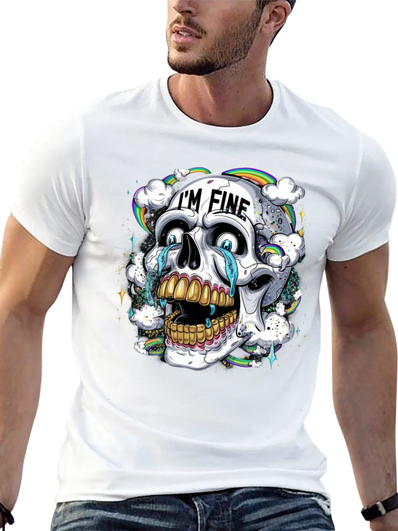 Im Fine Skull Graphic T-Shirt