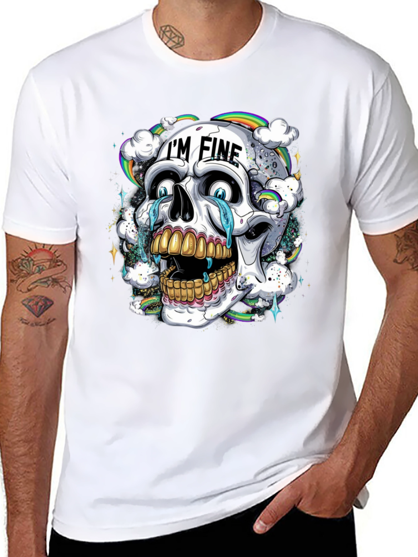 Im Fine Skull Graphic T-Shirt