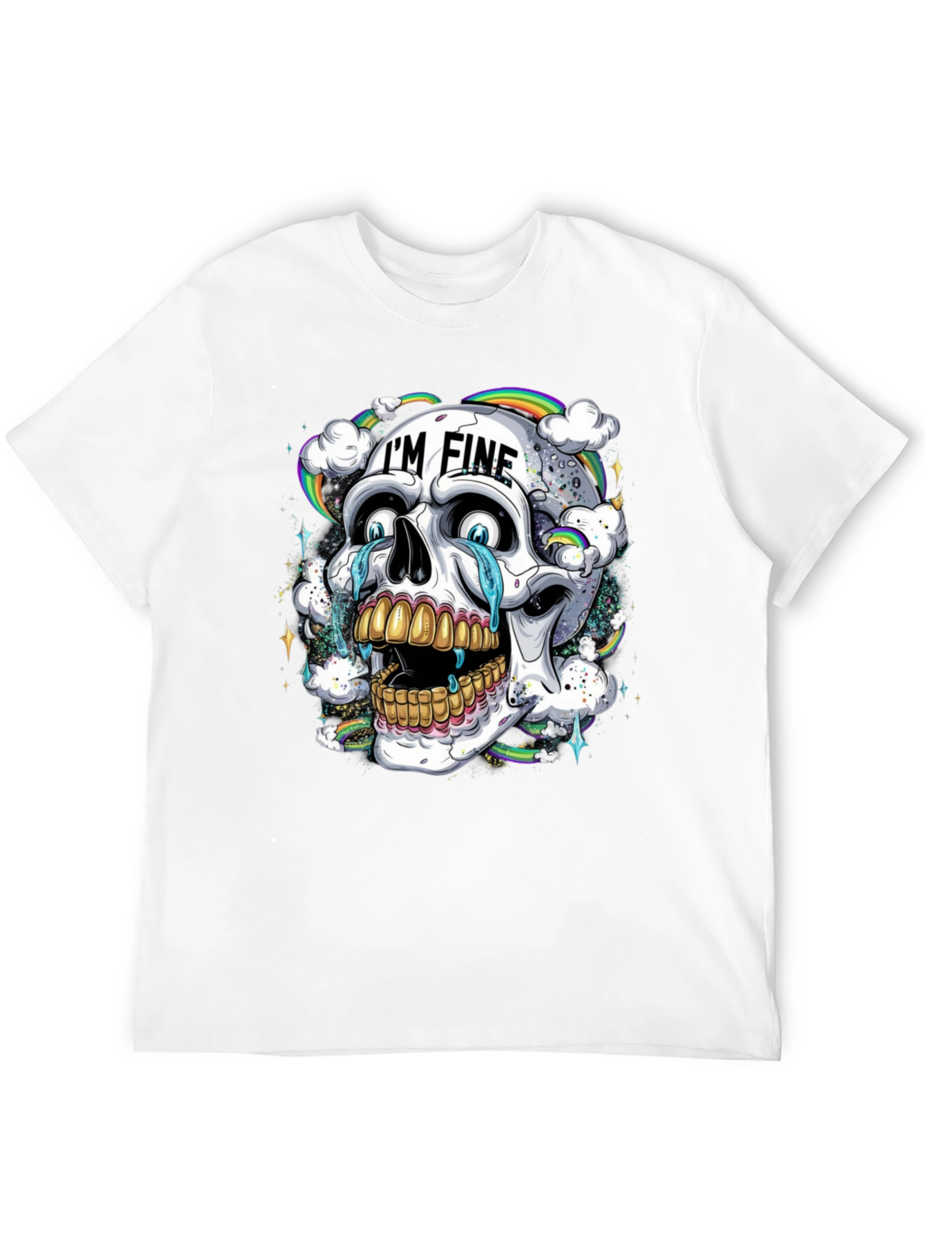 Im Fine Skull Graphic T-Shirt