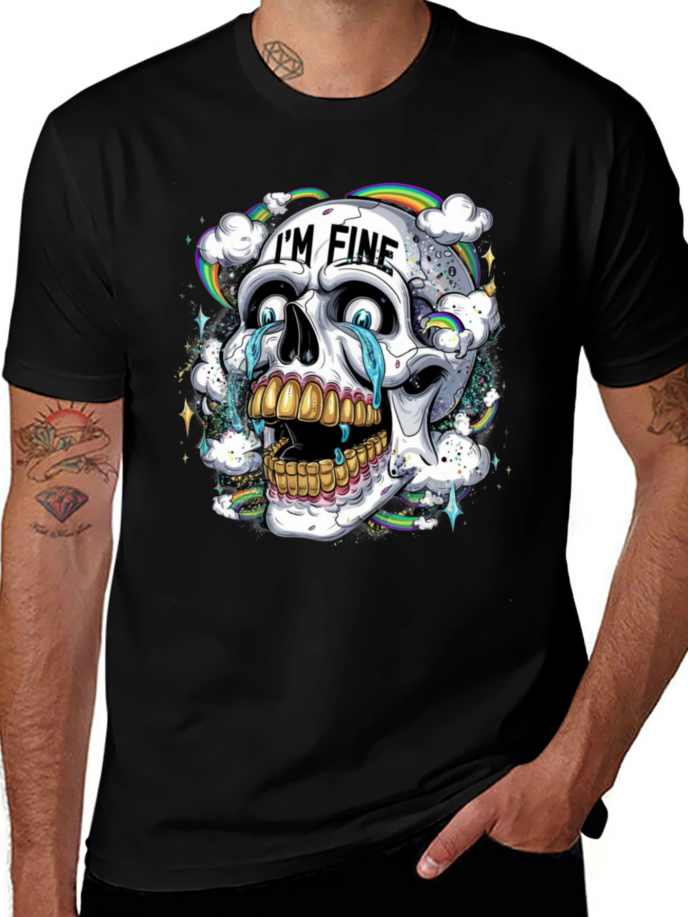 Im Fine Skull Graphic T-Shirt