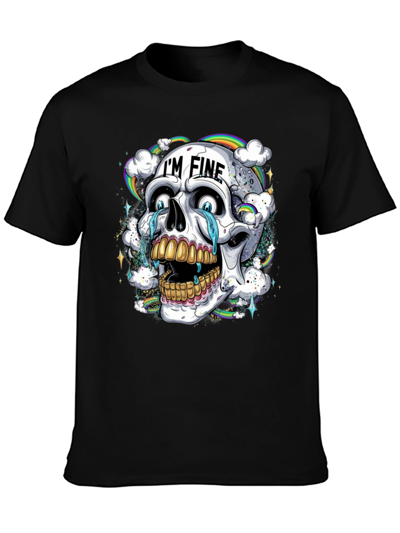 Im Fine Skull Graphic T-Shirt