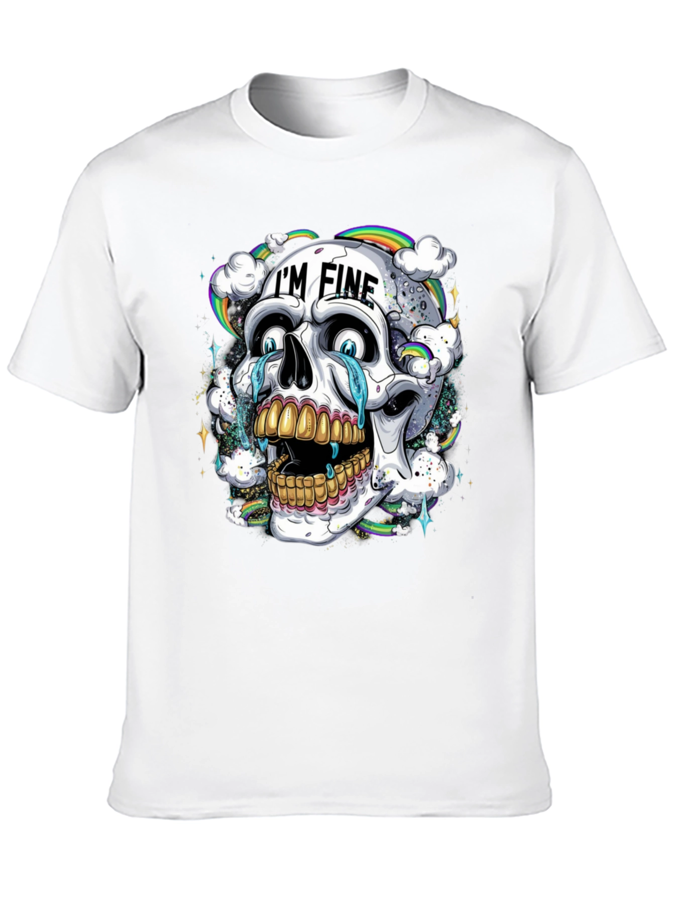 Im Fine Skull Graphic T-Shirt