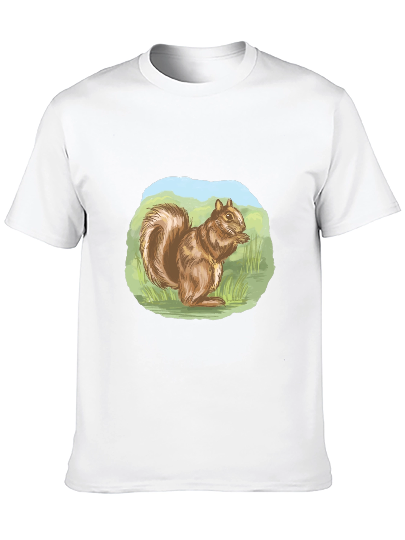 Squirrel Graphic Tee - Nature Lovers T-Shirt