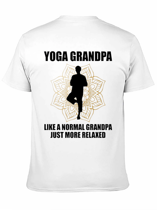 Yoga Grandpa T-Shirt - Relaxed Grandparent Gift