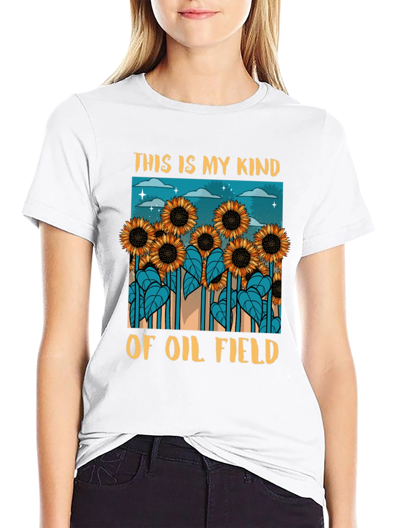 Sunflower Oil Field Graphic Tee