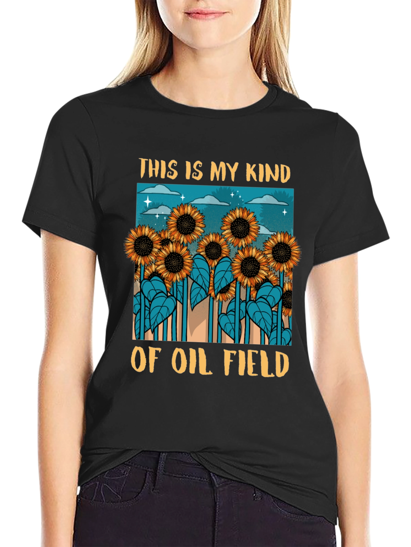 Sunflower Oil Field Graphic Tee