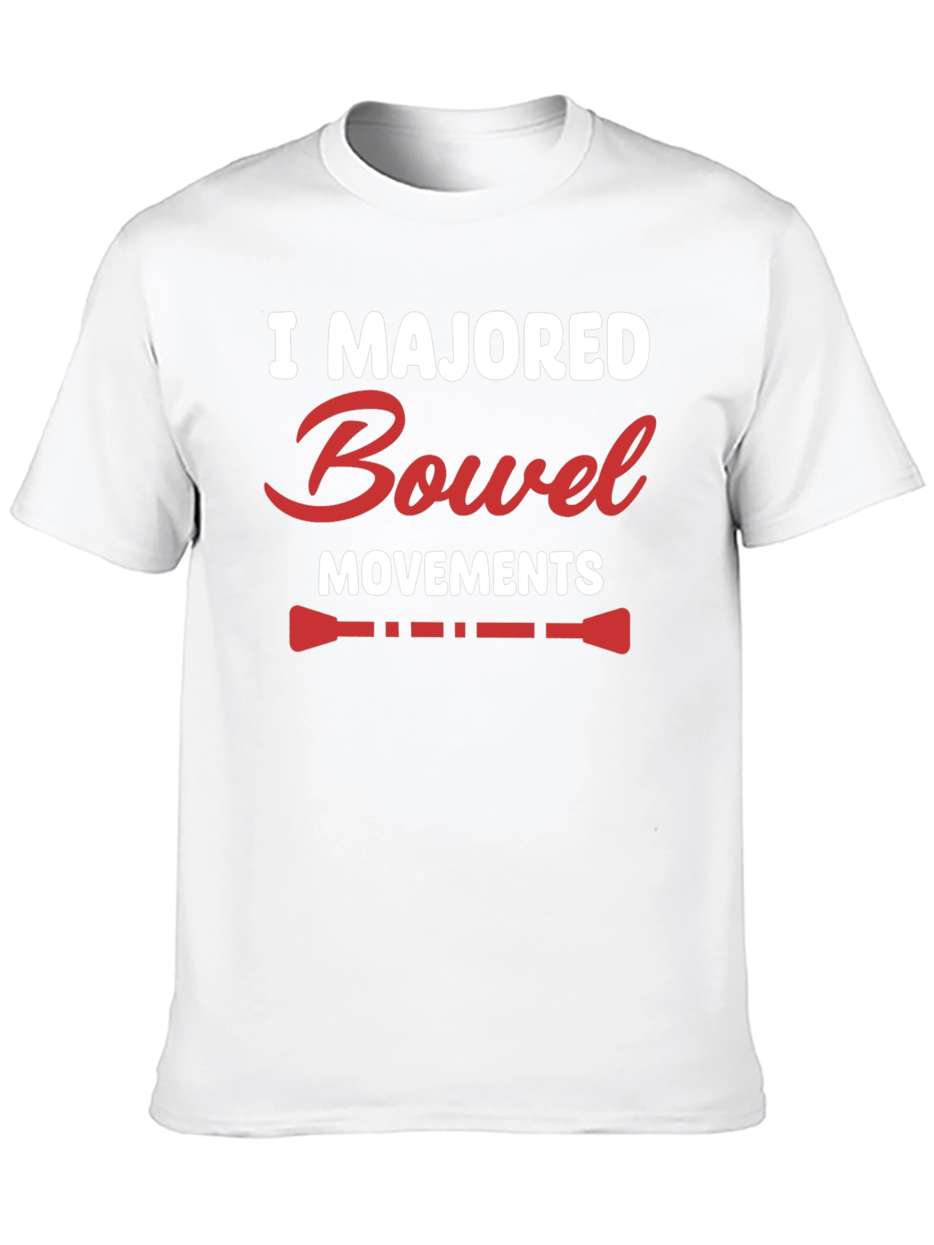 I Majored Bowel Movements Black T-Shirt