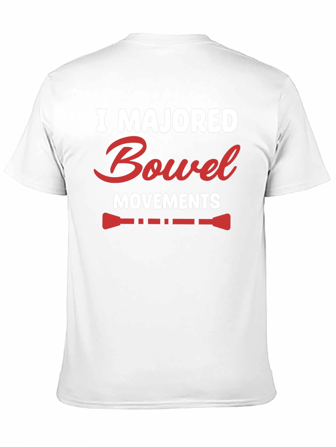 I Majored Bowel Movements Black T-Shirt