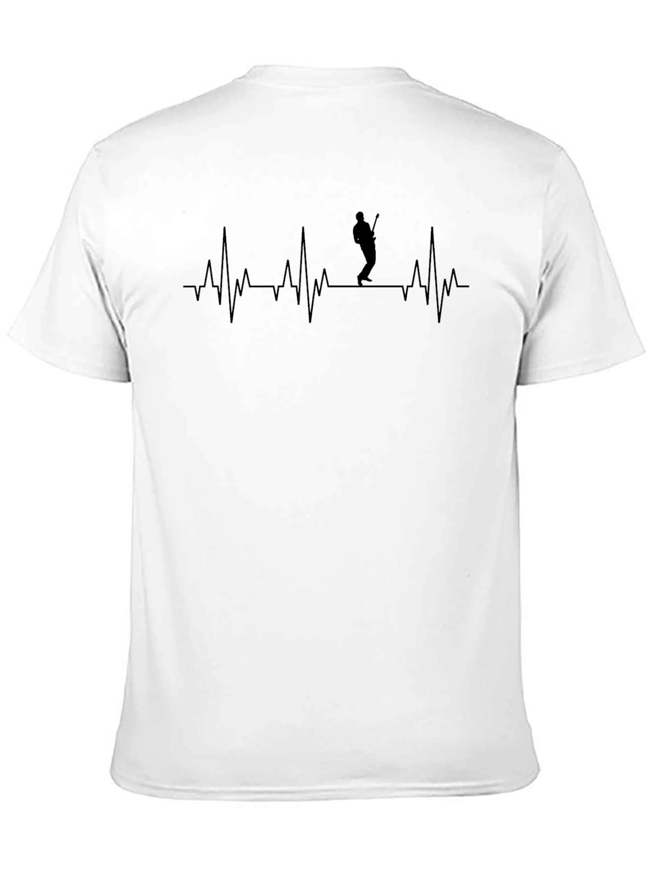 Guitarist Heartbeat Graphic T-Shirt