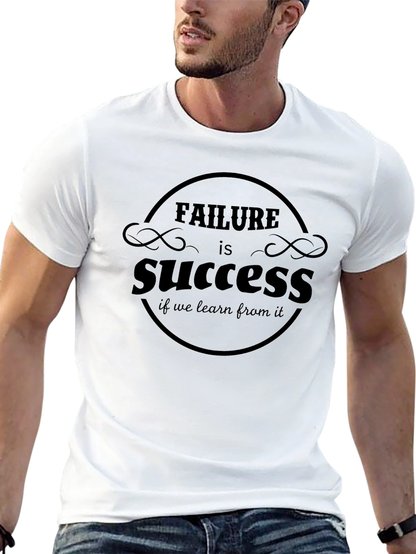 Failure is Success Mens Black Graphic Tee