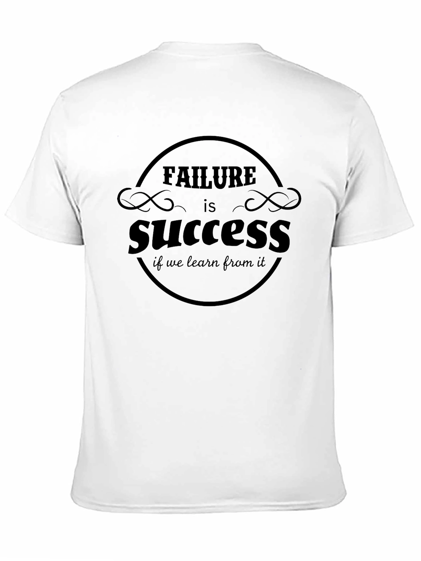 Failure is Success Mens Black Graphic Tee