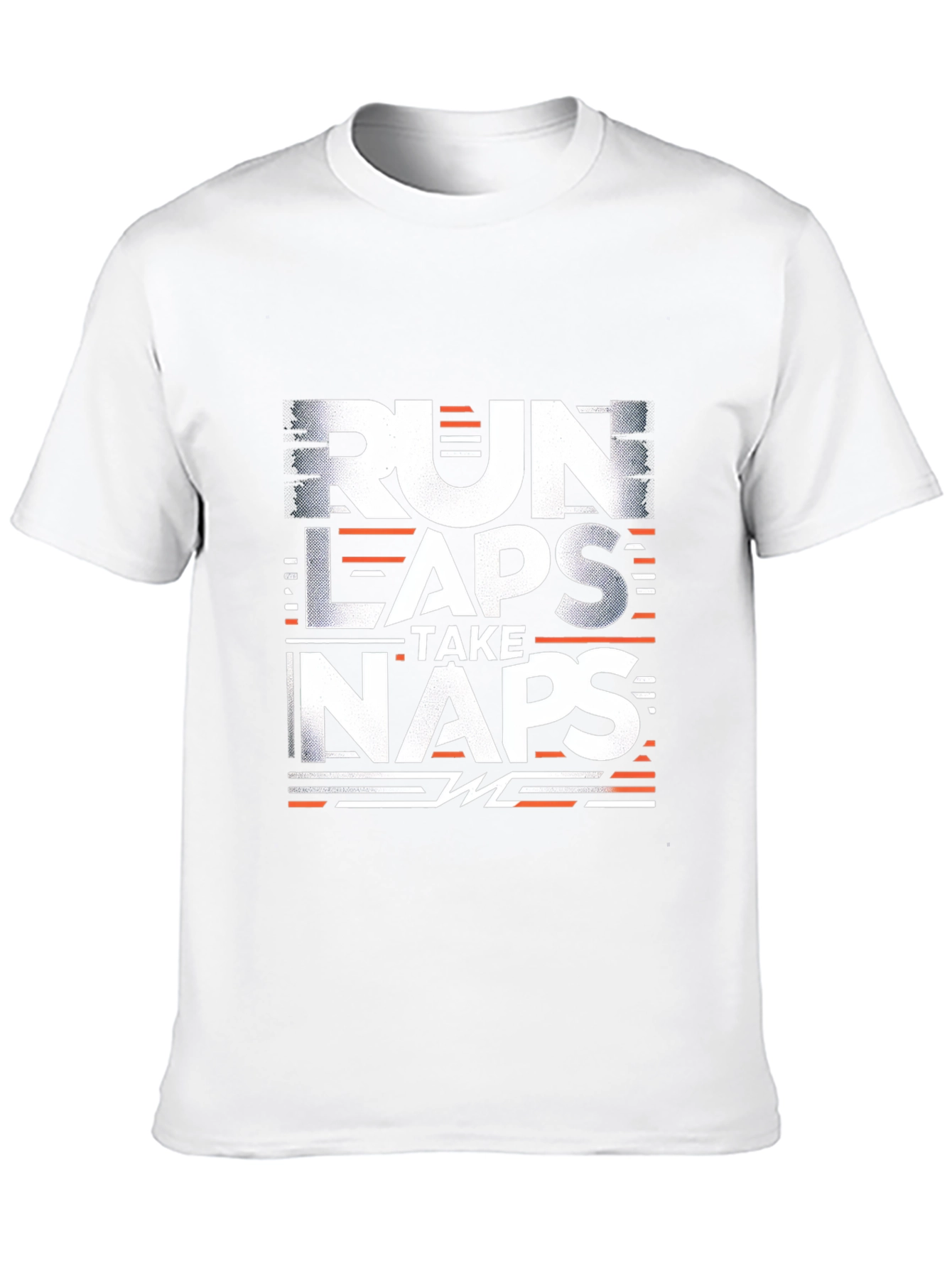 Run Laps Take Naps Black T-Shirt