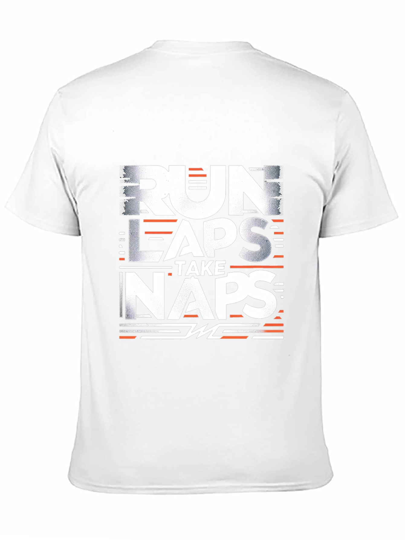 Run Laps Take Naps Black T-Shirt
