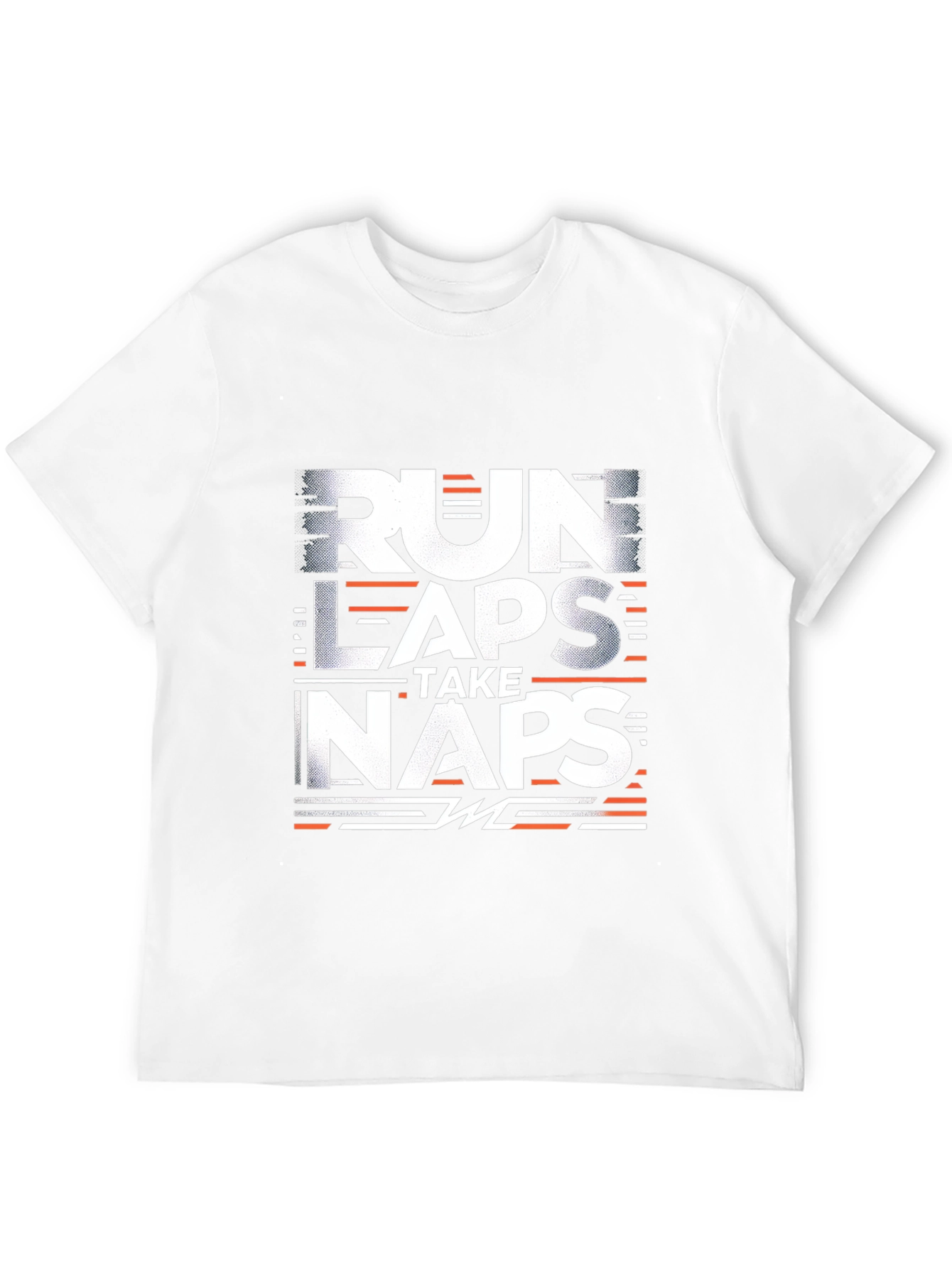 Run Laps Take Naps Black T-Shirt