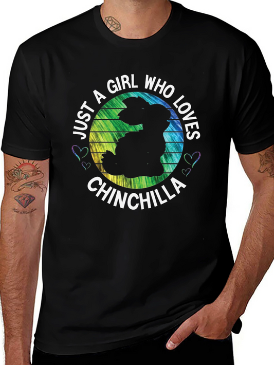 Girl Loves Chinchilla T-Shirt