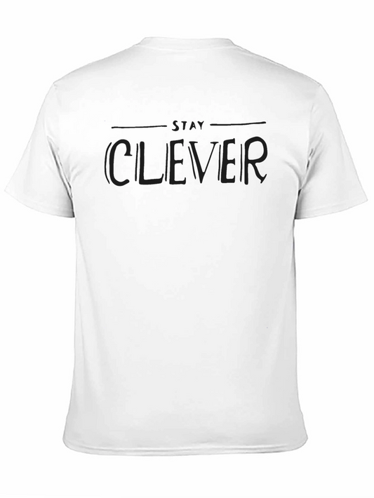 Stay Clever Black Graphic Tee