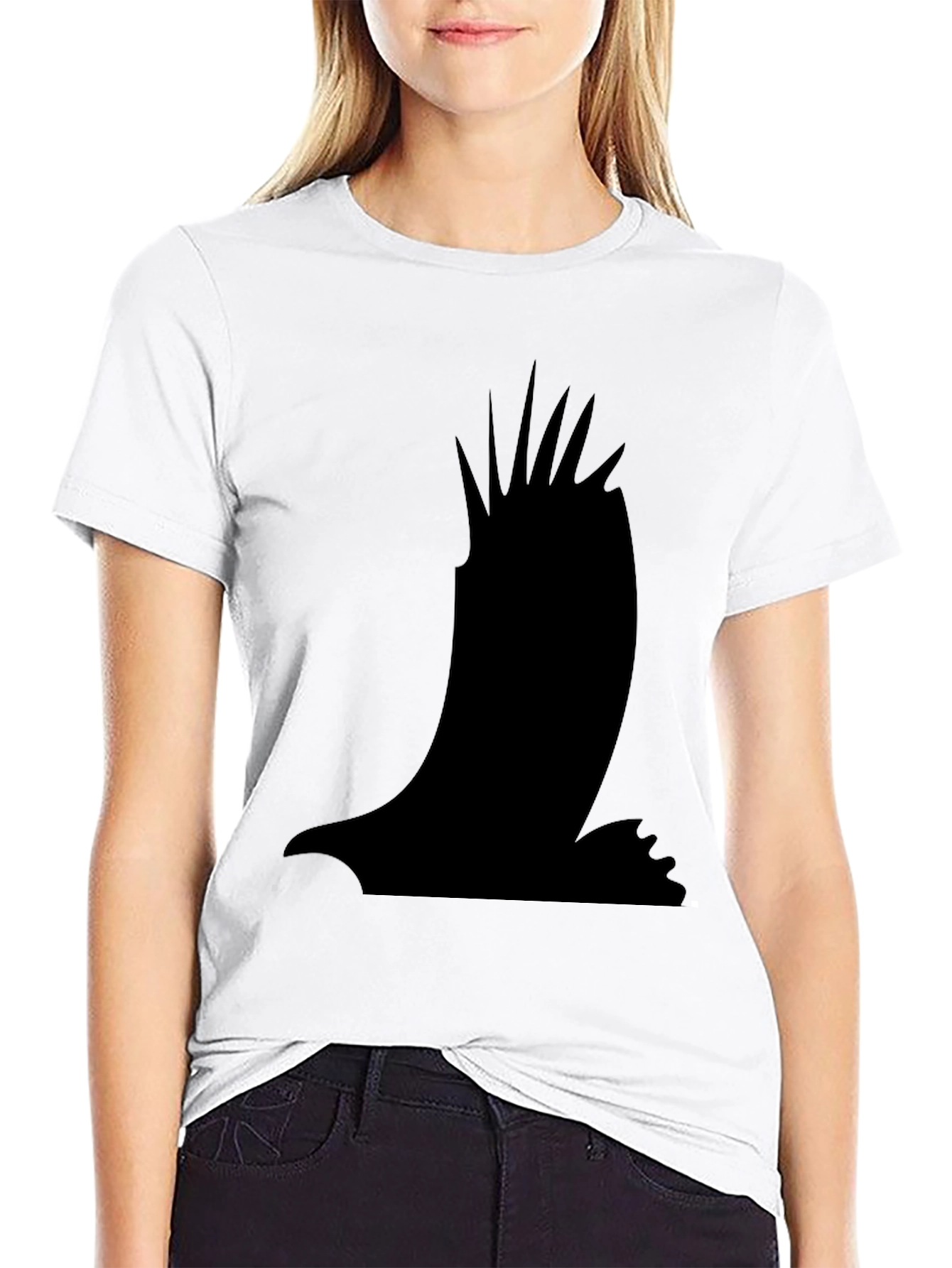 Black Eagle Silhouette Graphic T-Shirt