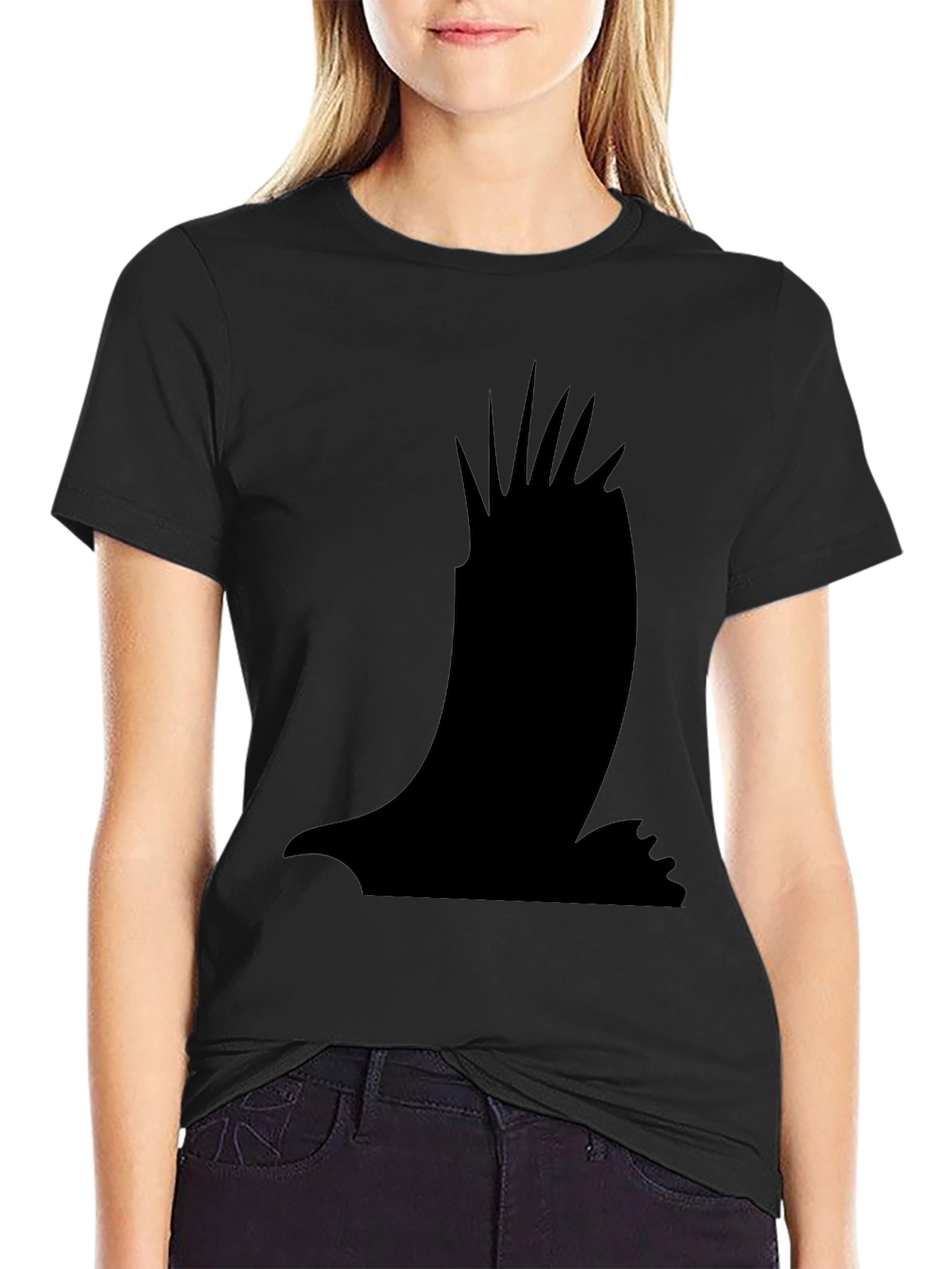 Black Eagle Silhouette Graphic T-Shirt