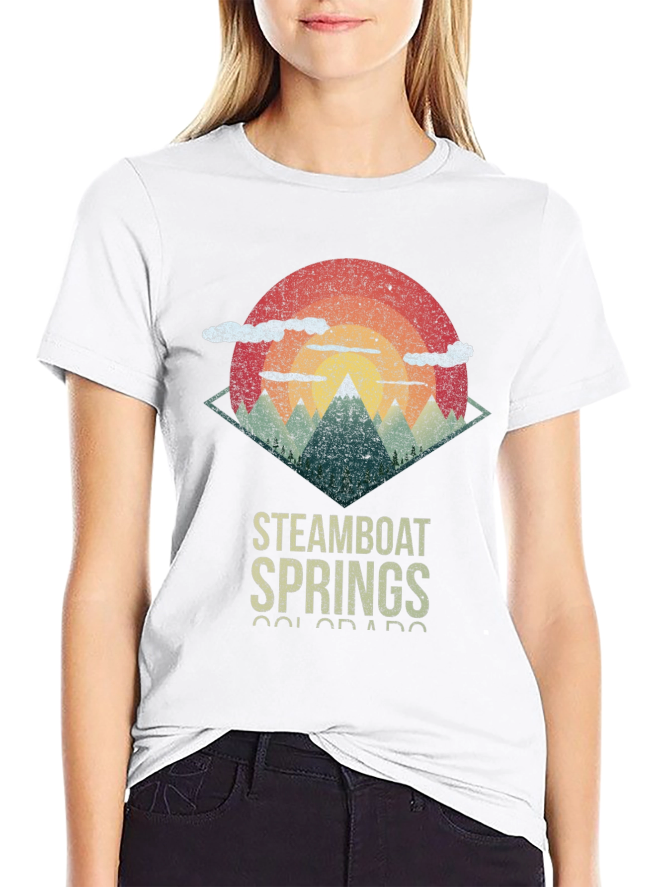 Steamboat Springs Retro T-Shirt