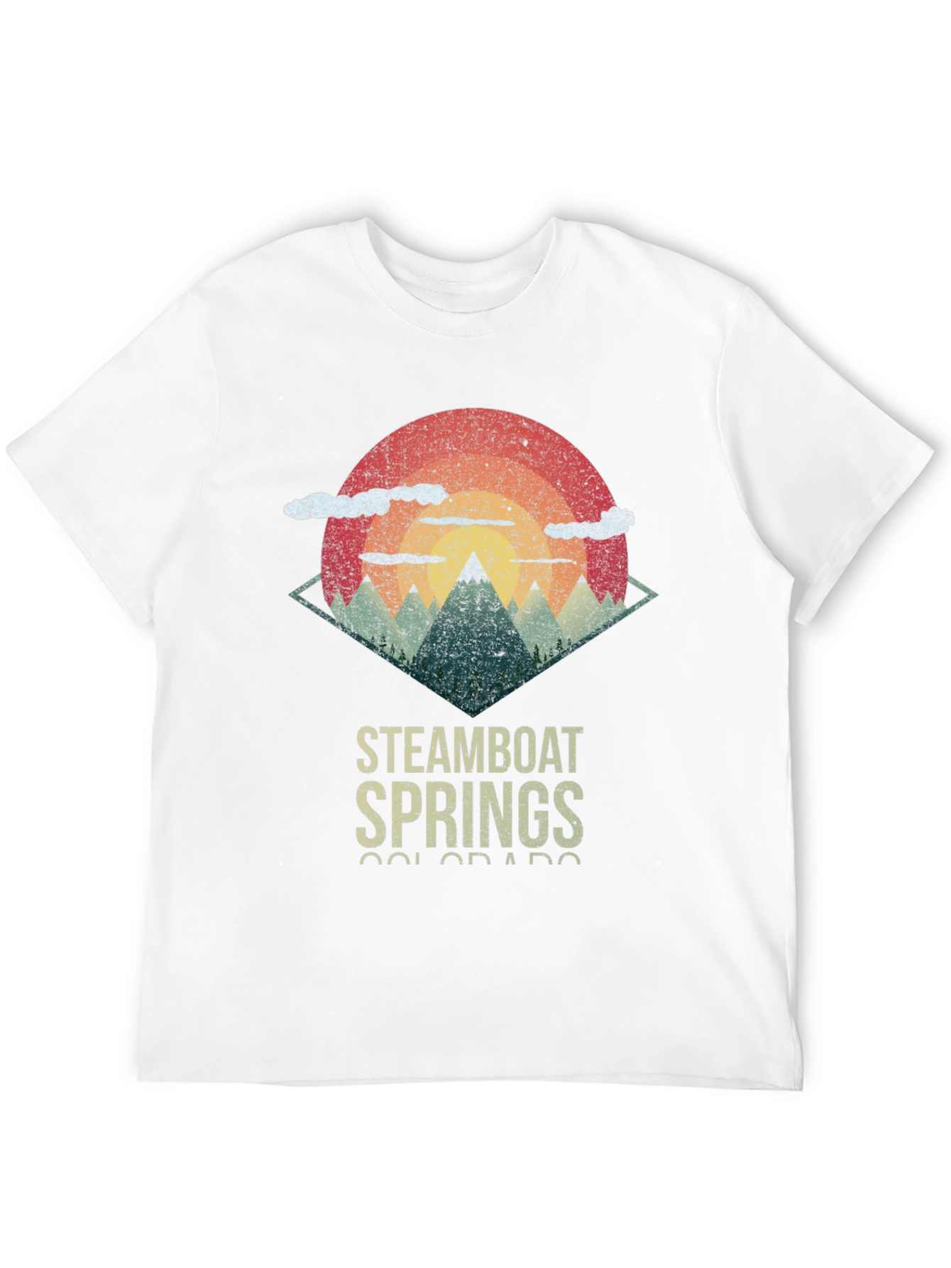 Steamboat Springs Retro T-Shirt