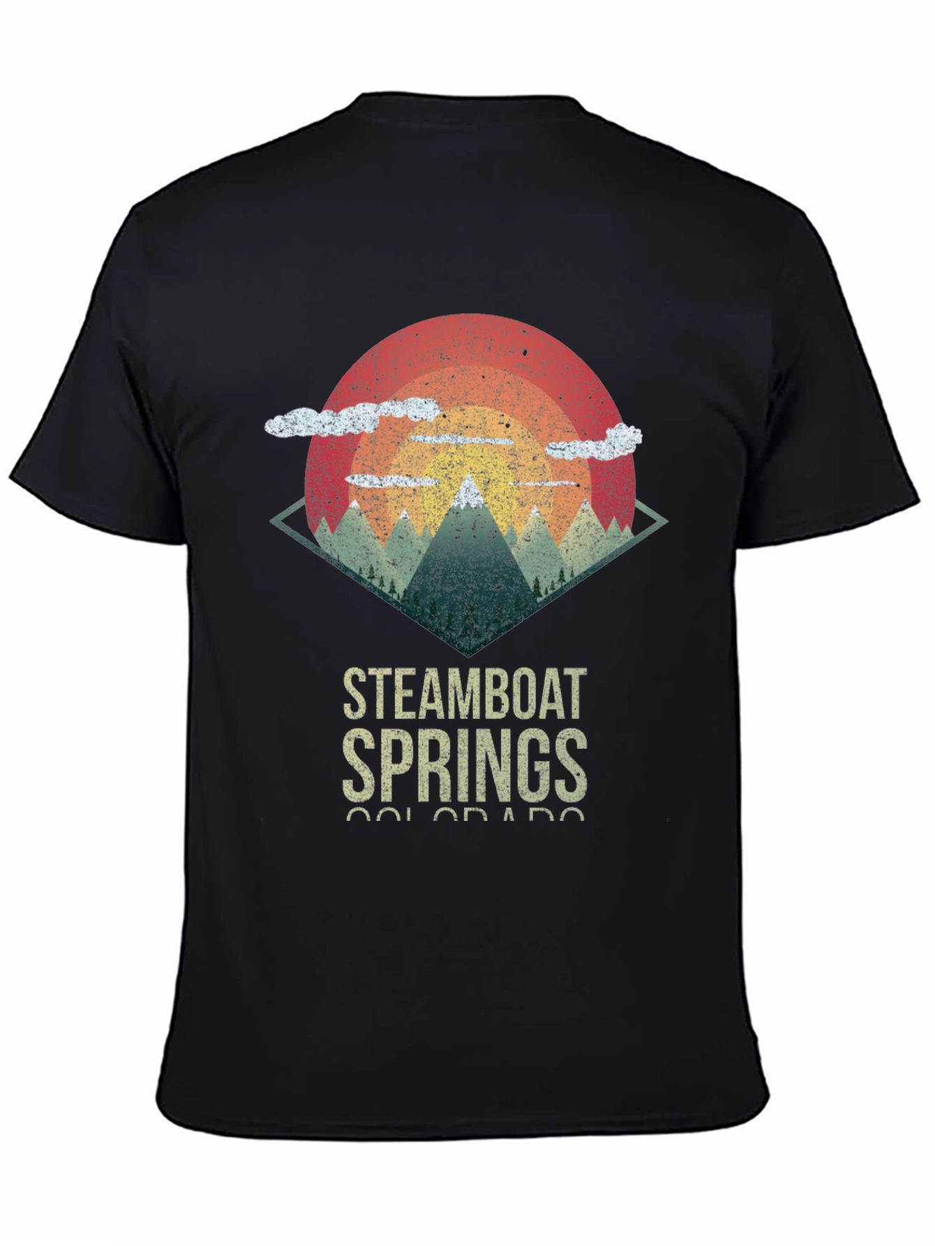 Steamboat Springs Retro T-Shirt