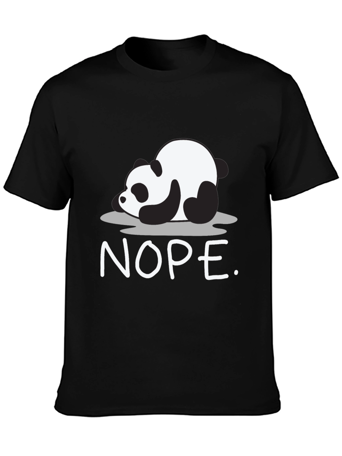 Nope Panda Graphic T-Shirt - Lazy Days