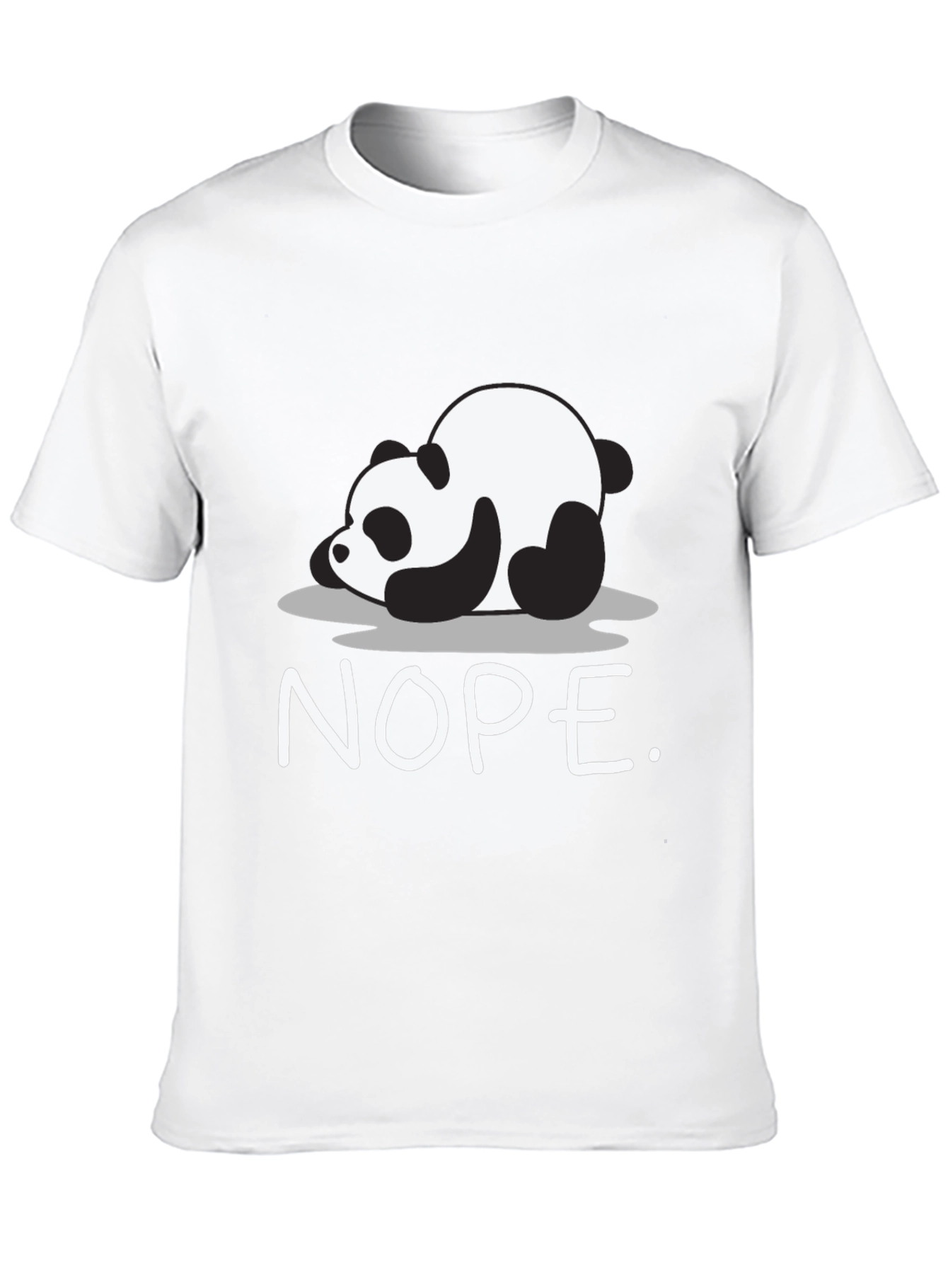 Nope Panda Graphic T-Shirt - Lazy Days