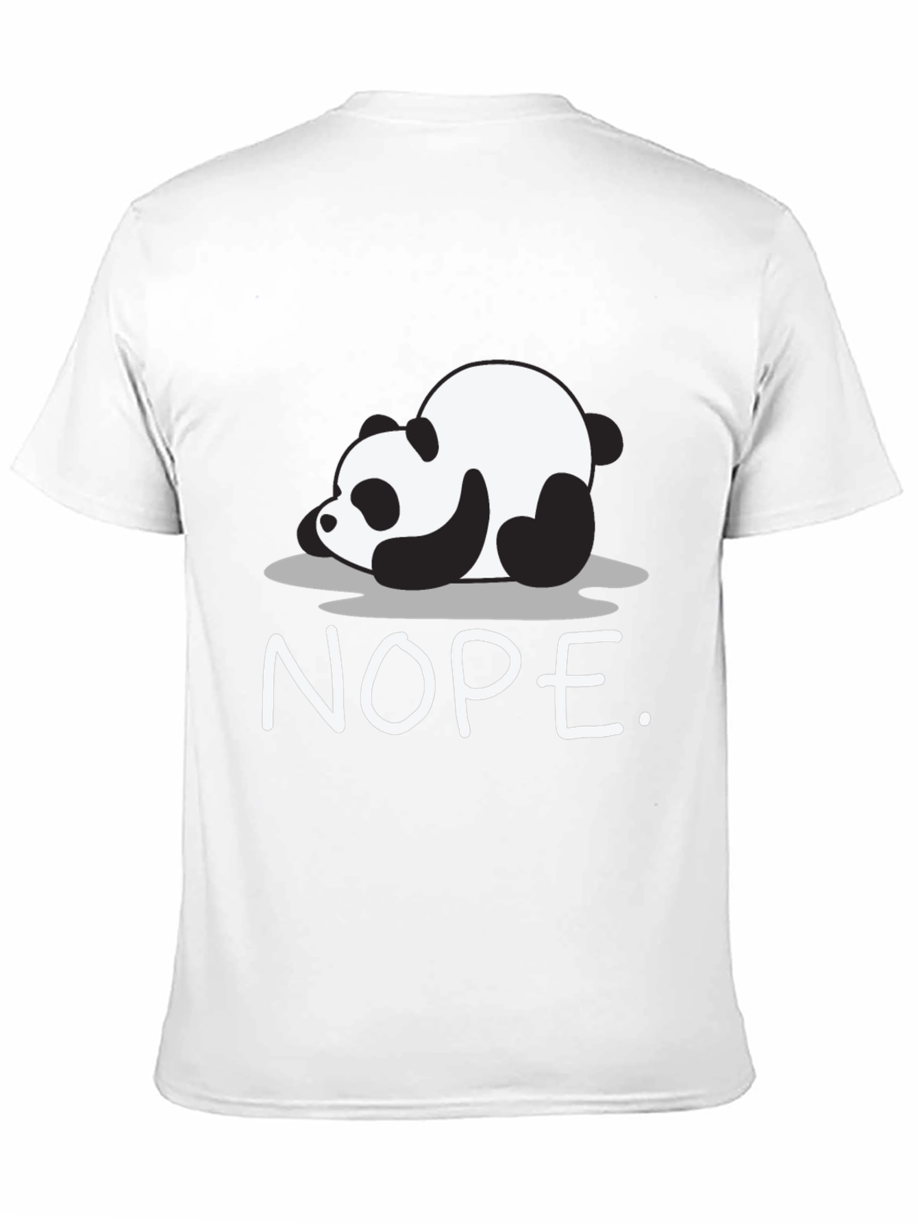 Nope Panda Graphic T-Shirt - Lazy Days