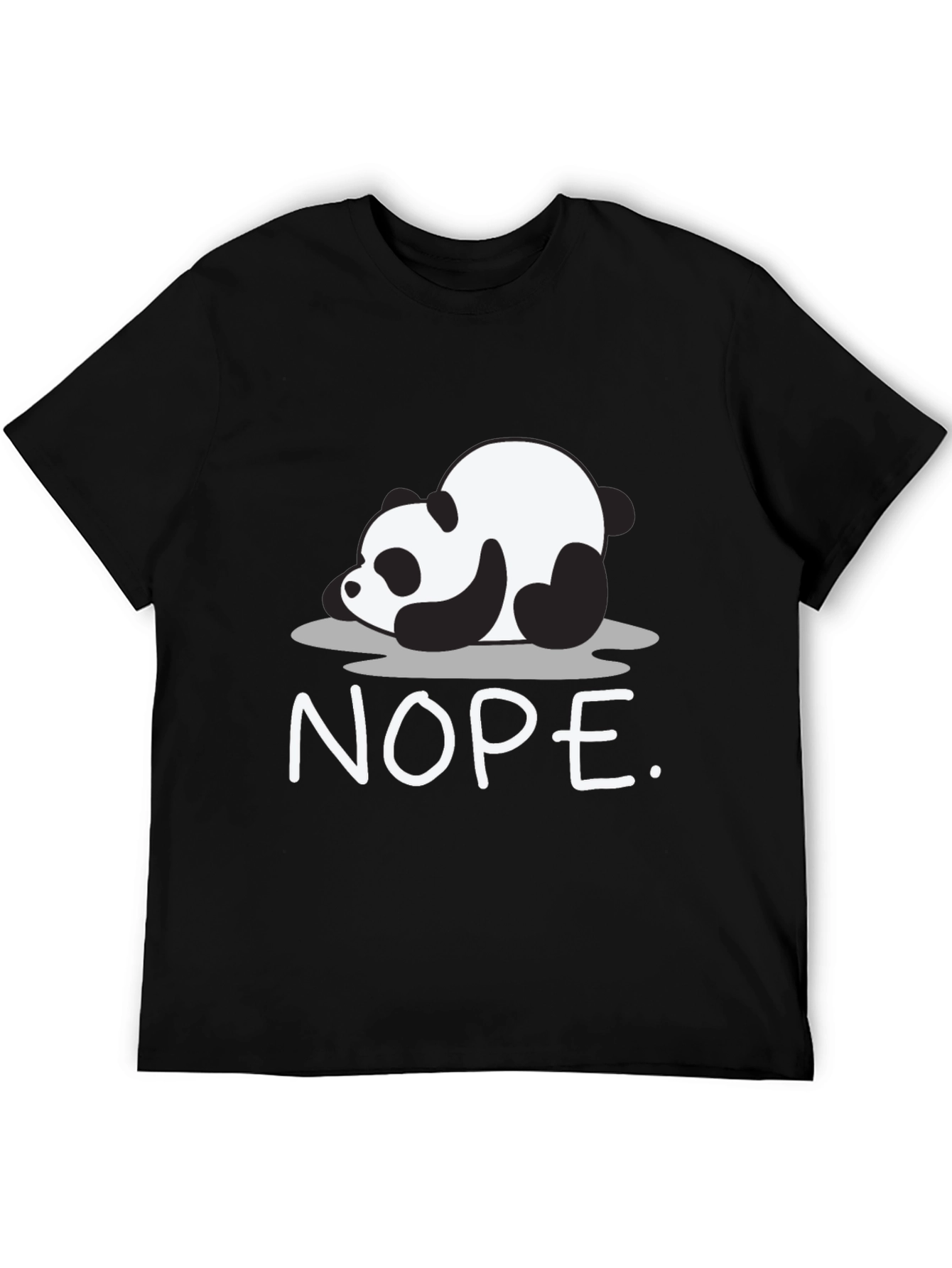 Nope Panda Graphic T-Shirt - Lazy Days