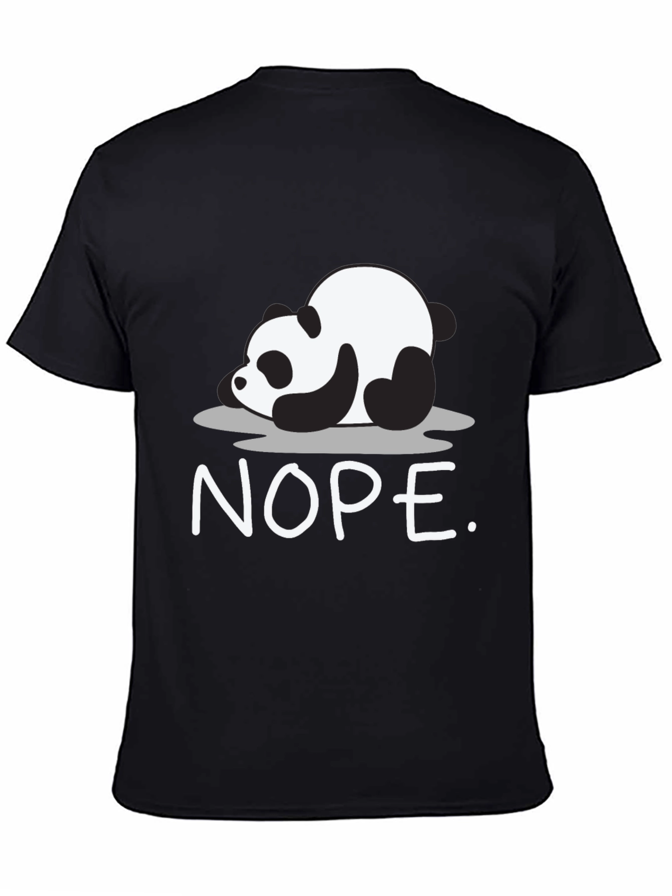 Nope Panda Graphic T-Shirt - Lazy Days