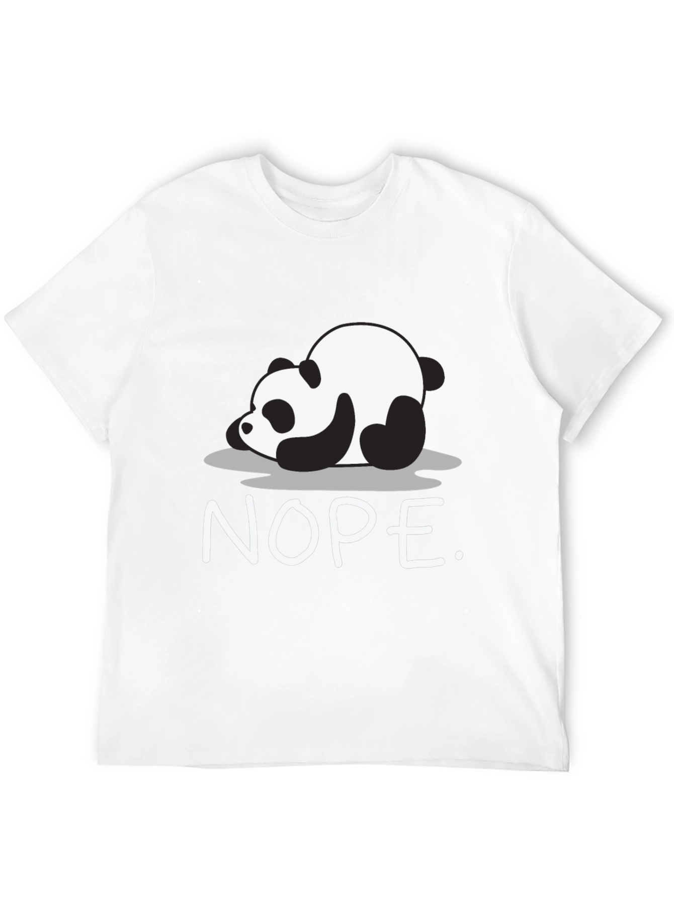 Nope Panda Graphic T-Shirt - Lazy Days