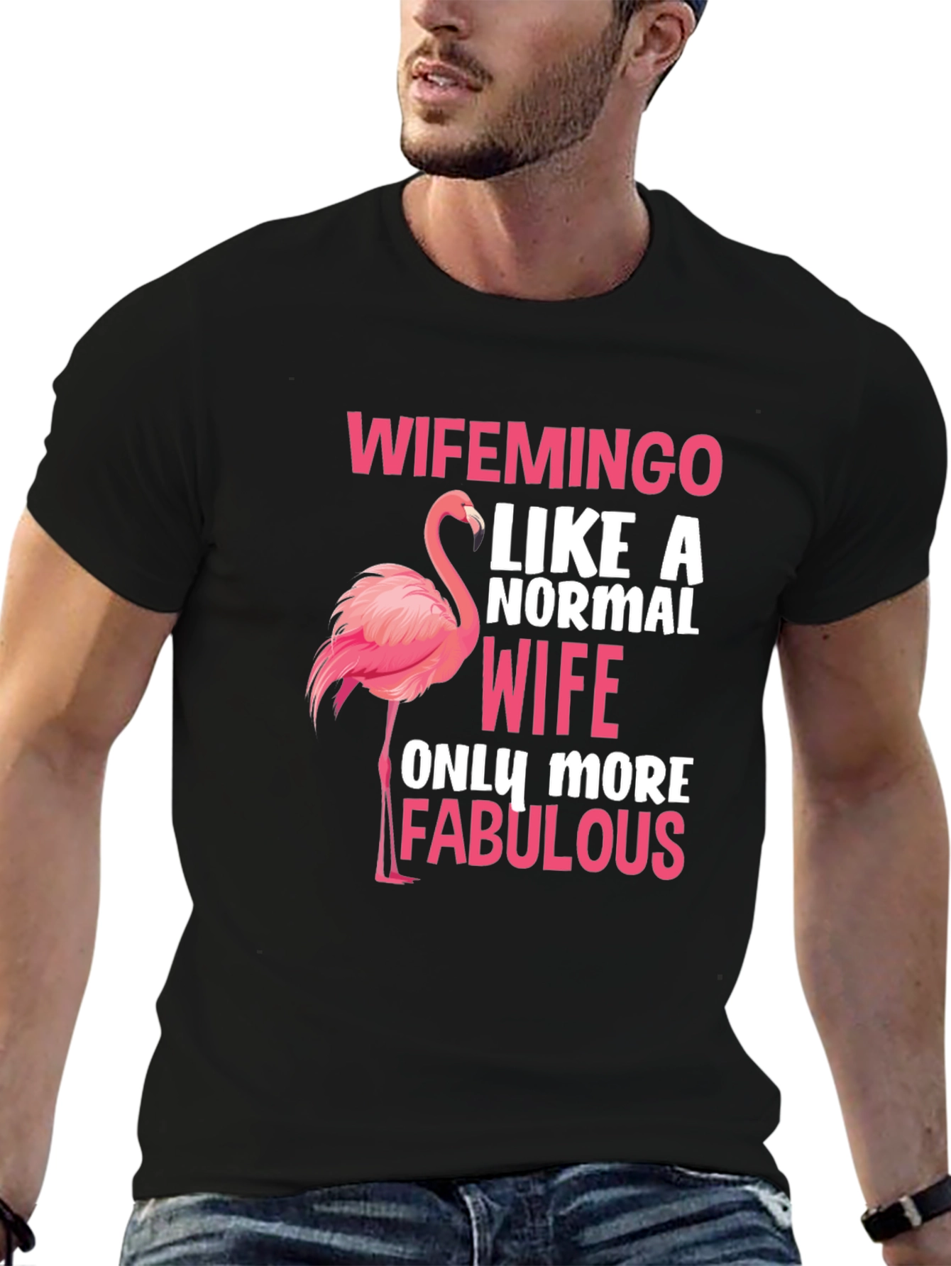 Wifemingo Flamingo Wife T-Shirt