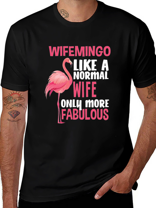 Wifemingo Flamingo Wife T-Shirt