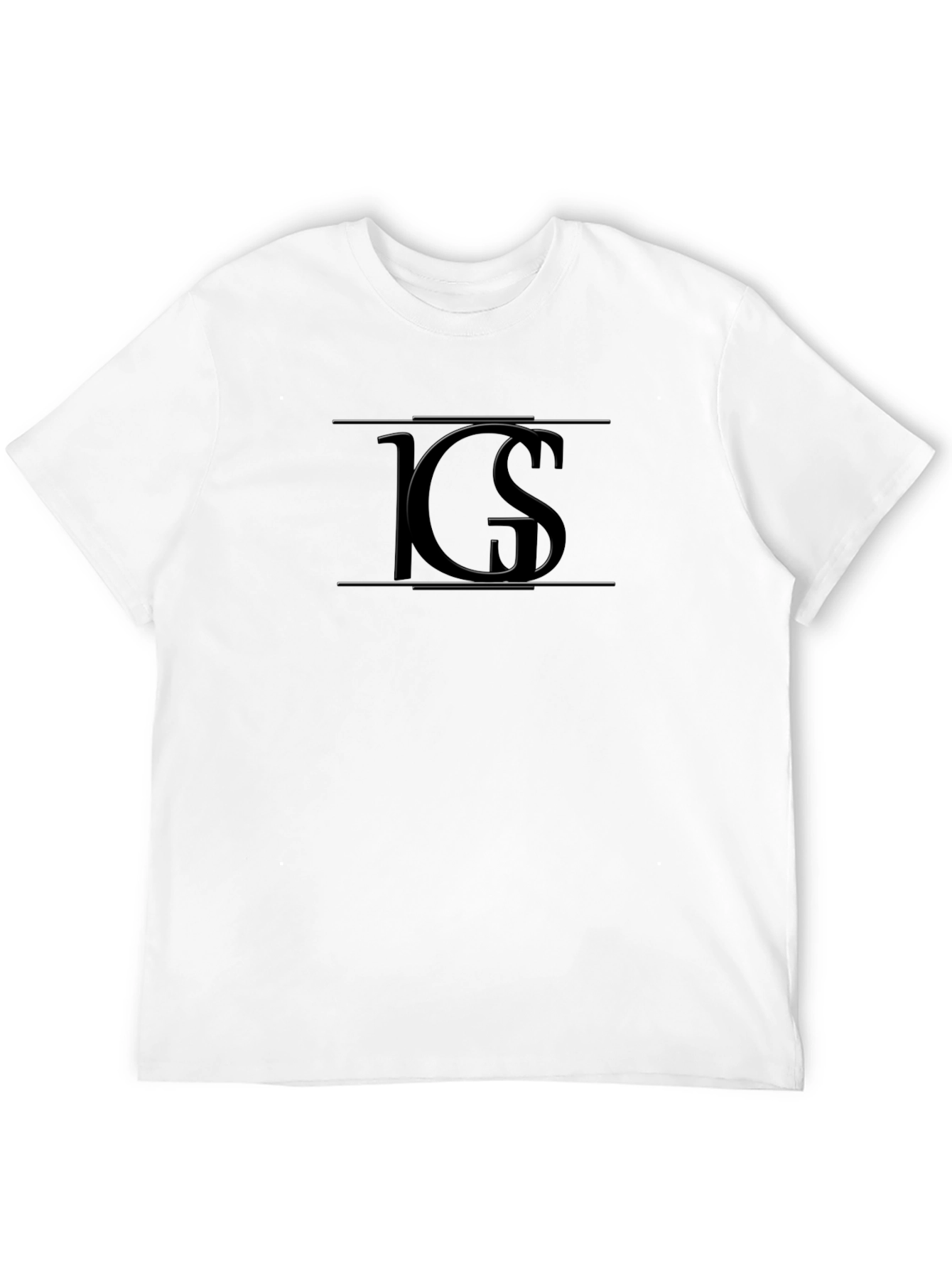 Sleek Black Graphic Tee