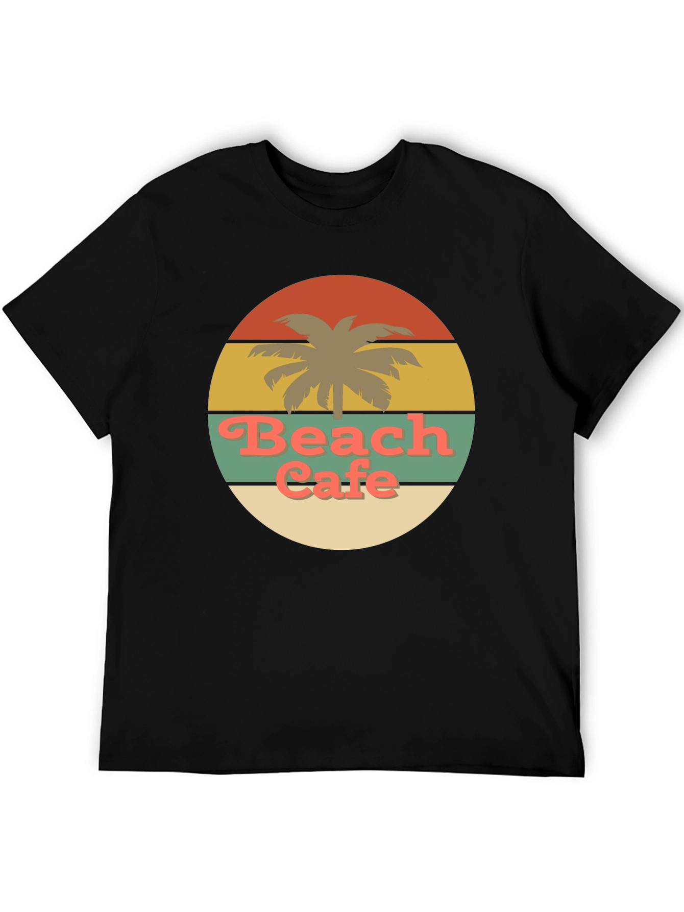 Retro Beach Cafe Graphic Tee
