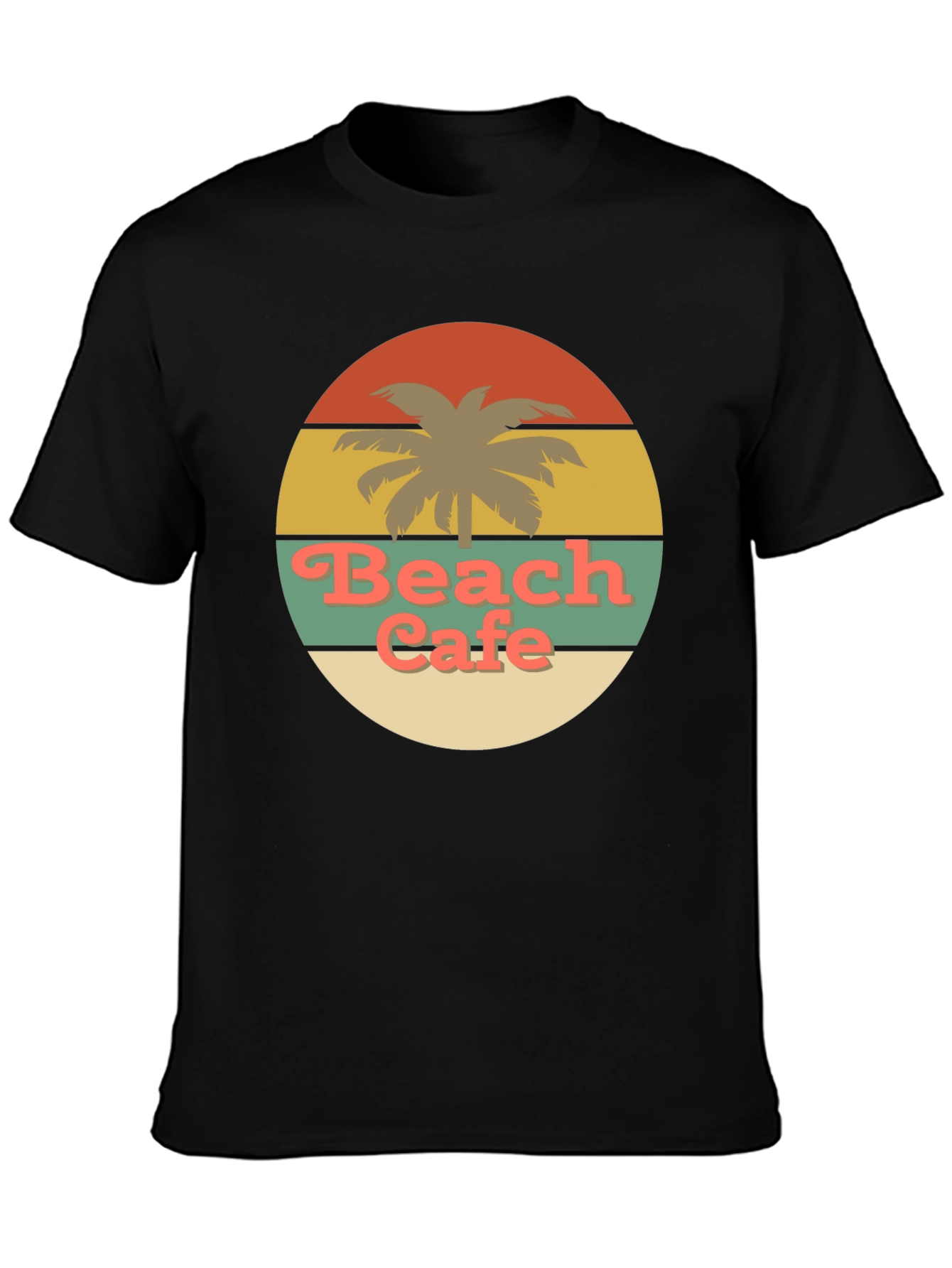 Retro Beach Cafe Graphic Tee