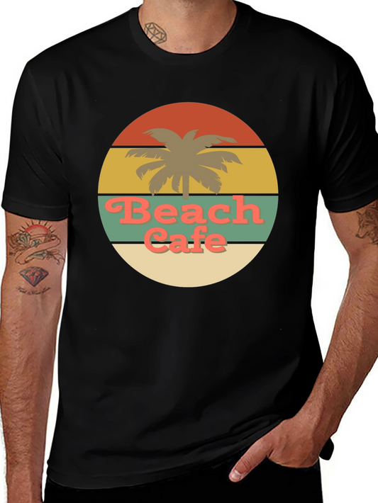 Retro Beach Cafe Graphic Tee