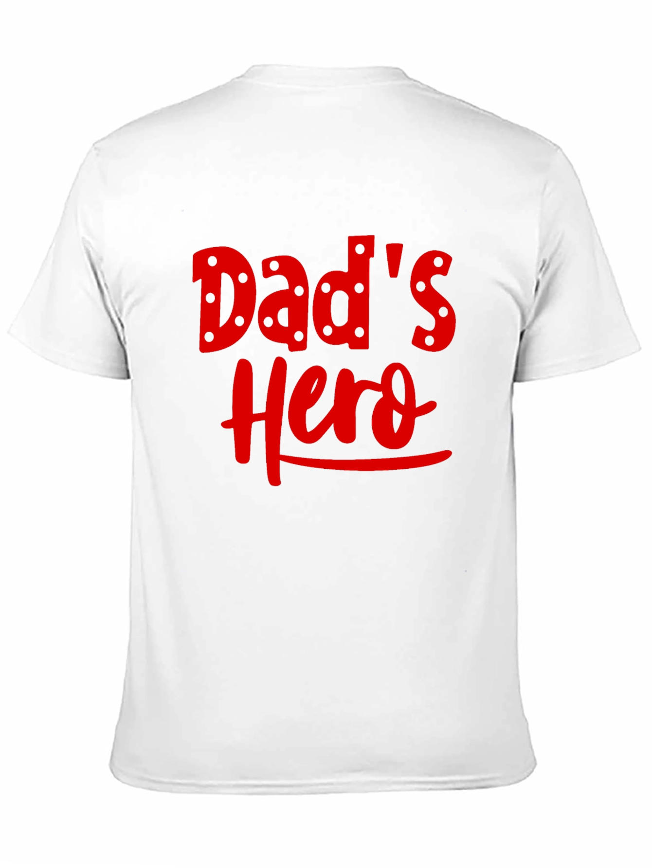 Dads Hero Black Graphic T-Shirt