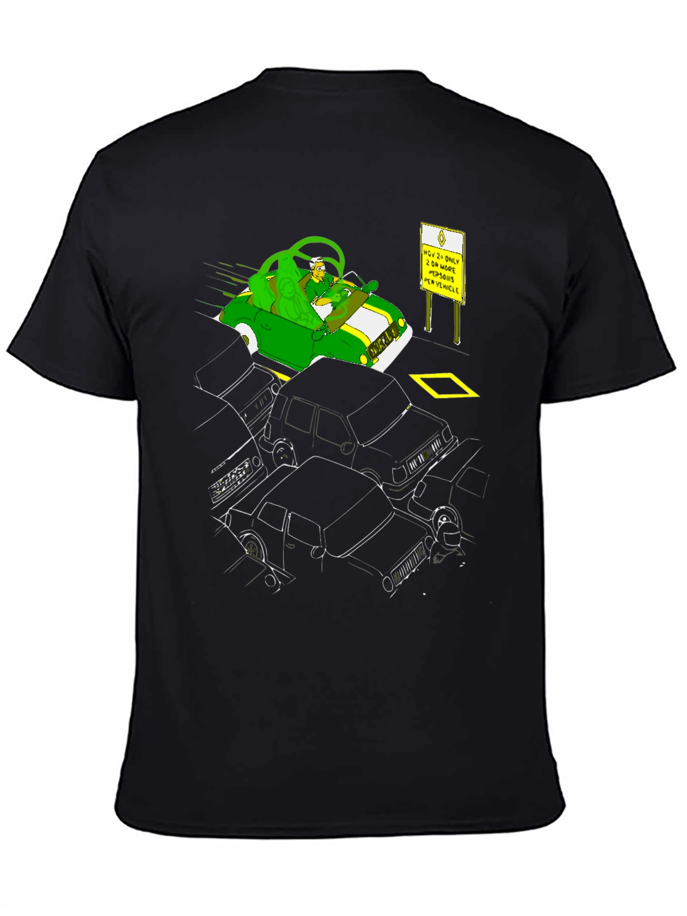 Cartoon Carpool Tee