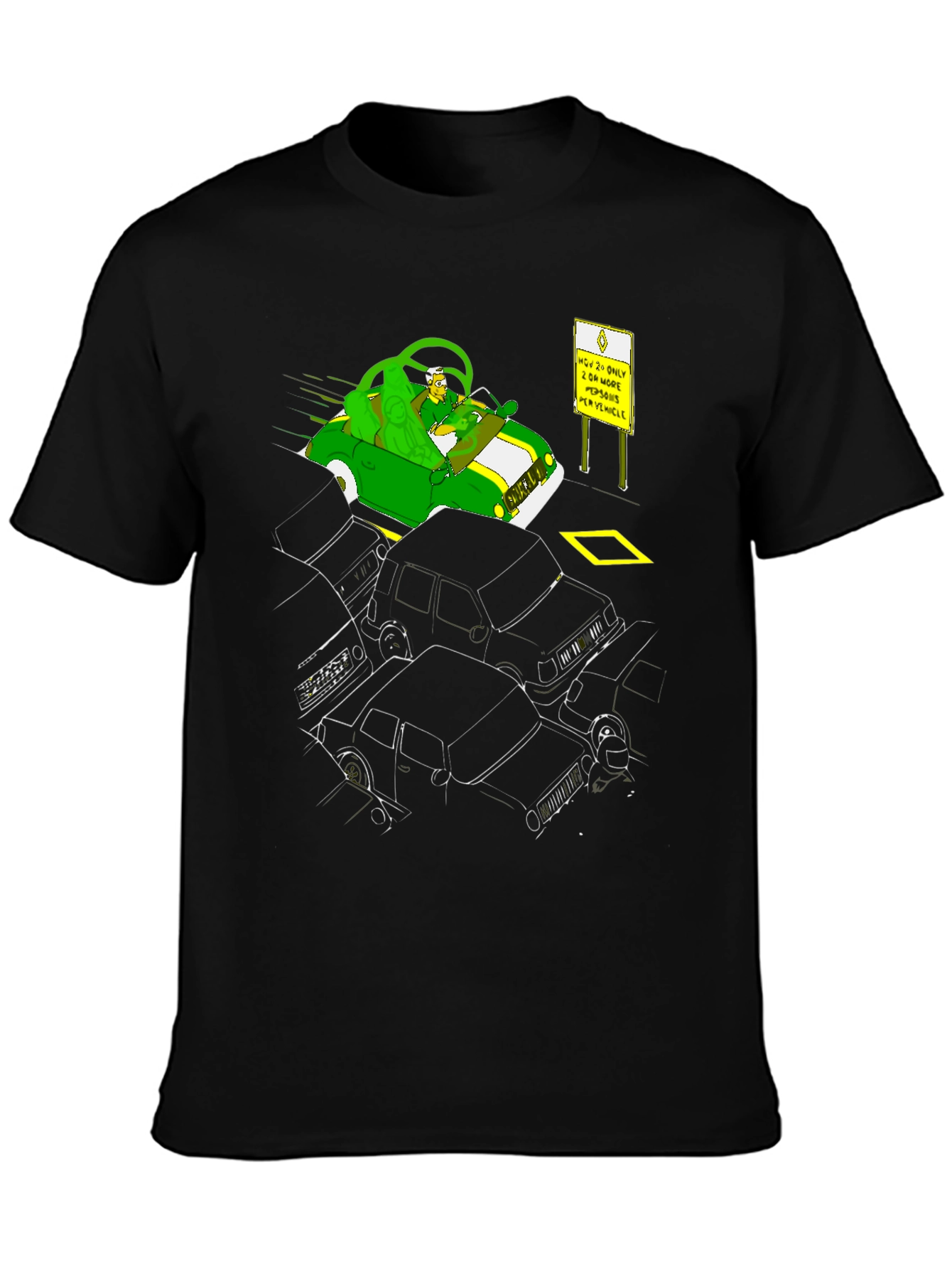 Cartoon Carpool Tee