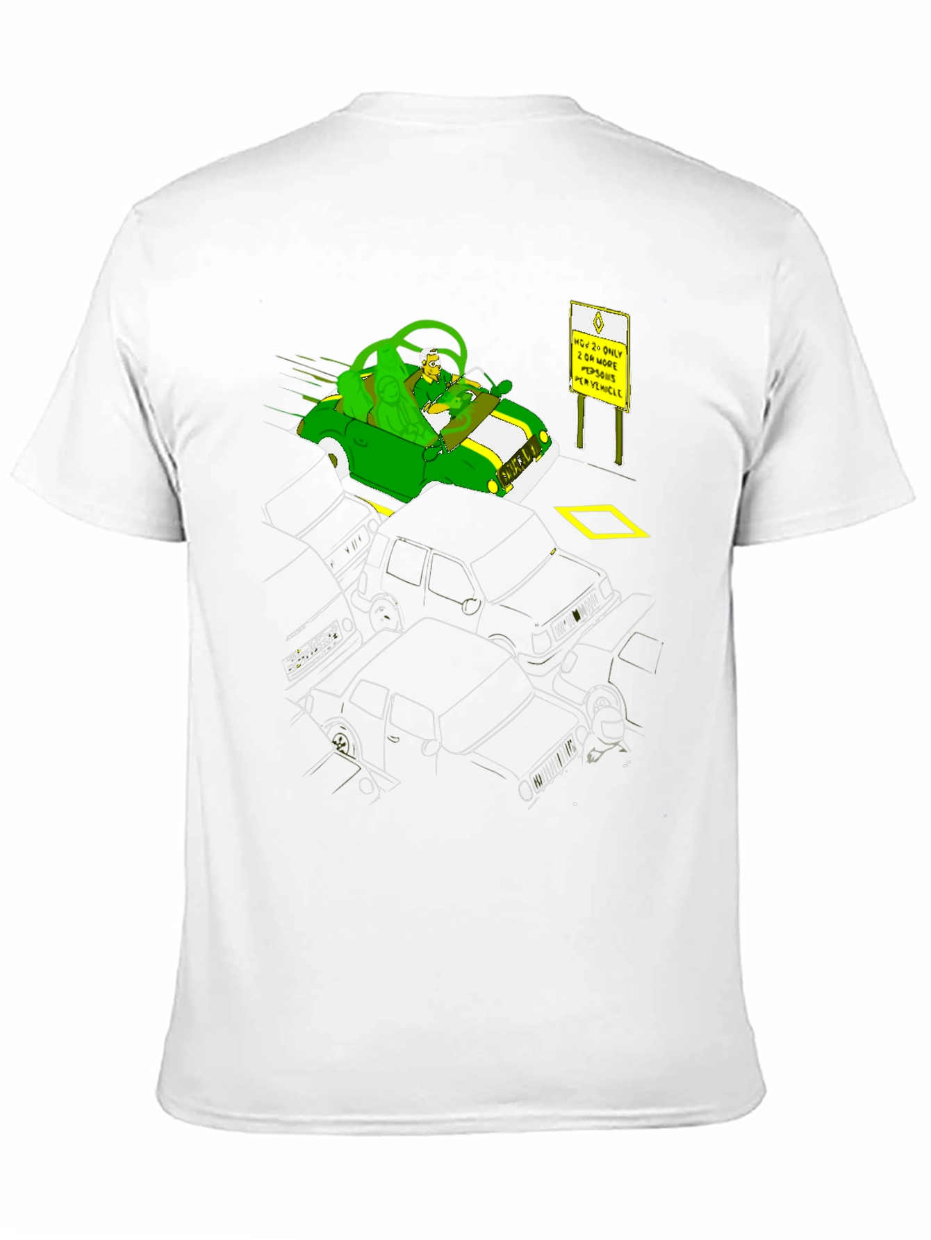 Cartoon Carpool Tee