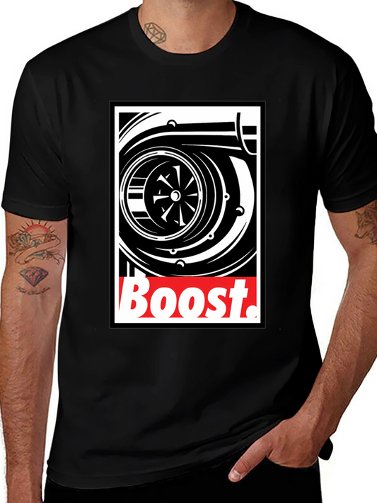 Boost Turbo T-Shirt - Black Graphic Tee
